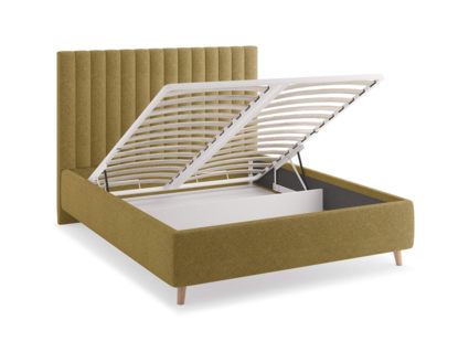 Кровать Сонум Amanda Кашемир Горчичный (с подъемным механизмом) 180х190