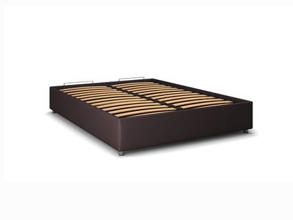 Кровать Sleeptek Premier 3 Экокожа Brown (с подъемным механизмом) 258