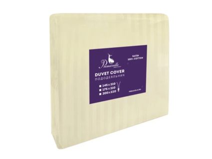 Пододеяльник Primavelle из дамаст-сатина на молнии (шампань) 145х210