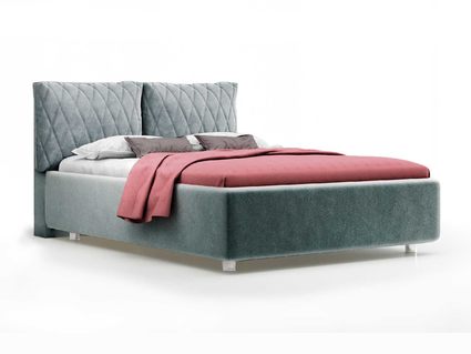 Кровать Nuvola Celeste Velutto 32 160х190