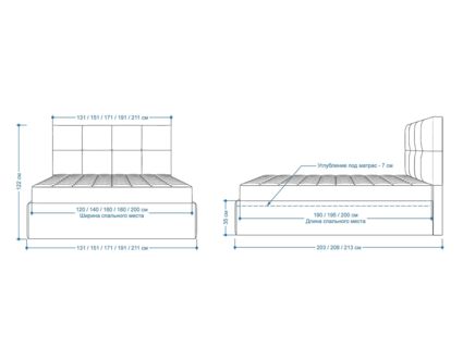 Кровать Lonax Алегра велюр Dolly-2 160х195