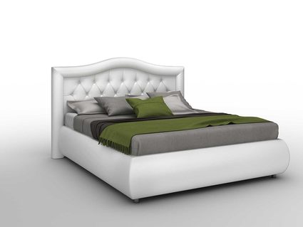 Кровать Sleeptek Premier 6 Экокожа White (с подъемным механизмом) 256