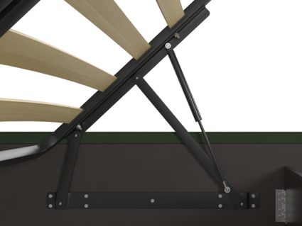 Кровать Lonax Милана велюр Dolly-13 (с подъемным механизмом) 200х200