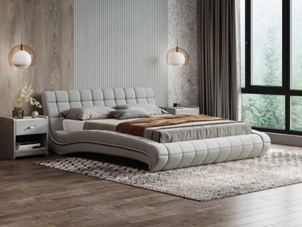 Кровать Сонум Milano Кашемир Латте 180х200