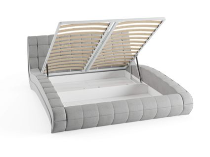 Кровать Сонум Milano Кашемир Бежевый (с подъемным механизмом) 120х190