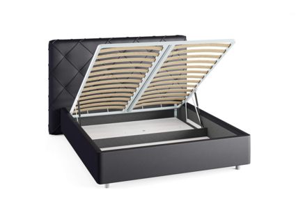 Кровать Сонум Manhattan Рогожка Мокко (с подъемным механизмом) 160х190