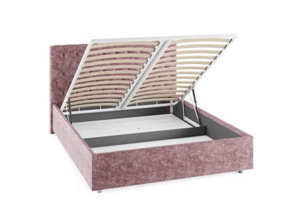 Кровать Сонум Florence Рогожка Мокко (с подъемным механизмом) 160х190