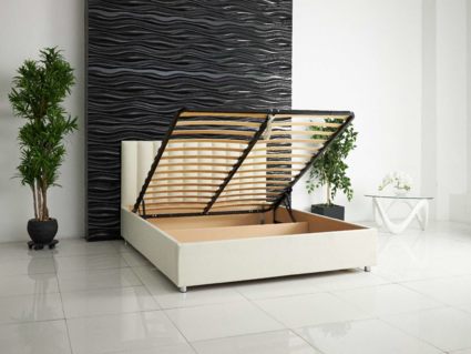 Кровать Димакс Лероса Крем с подъемным механизмом 90х190