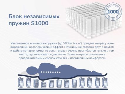 Матрас Димакс Relmas Mix S1000 140х190