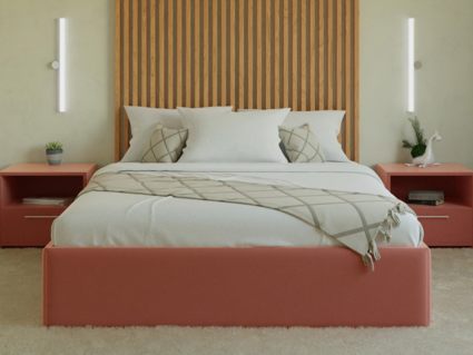 Кровать Lonax Белла велюр Dolly-13 (с основанием) 120х190