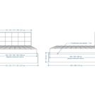 Кровать Lonax Адель велюр Dolly-8 (с основанием) 140х200