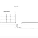 Кровать Димакс Норма Нуар с подъемным механизмом 180х200