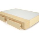 Кровать Mr.Mattress Site Box экокожа Beige 200х195